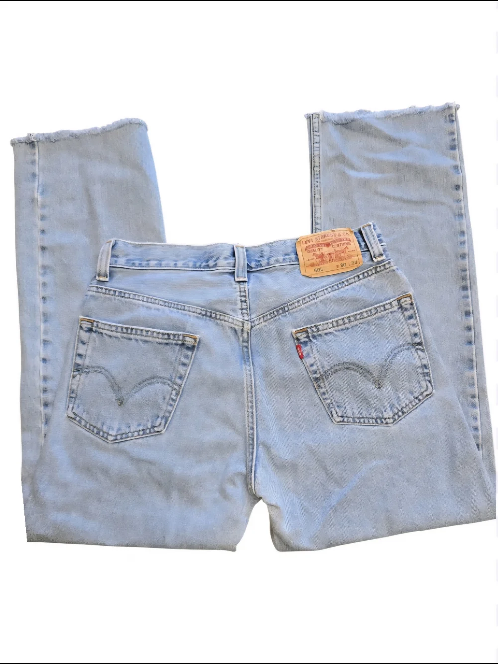 Levi's Light Faded 505 Regular Fit Jeans Sz 30x28